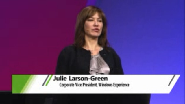 julie larson-green at build