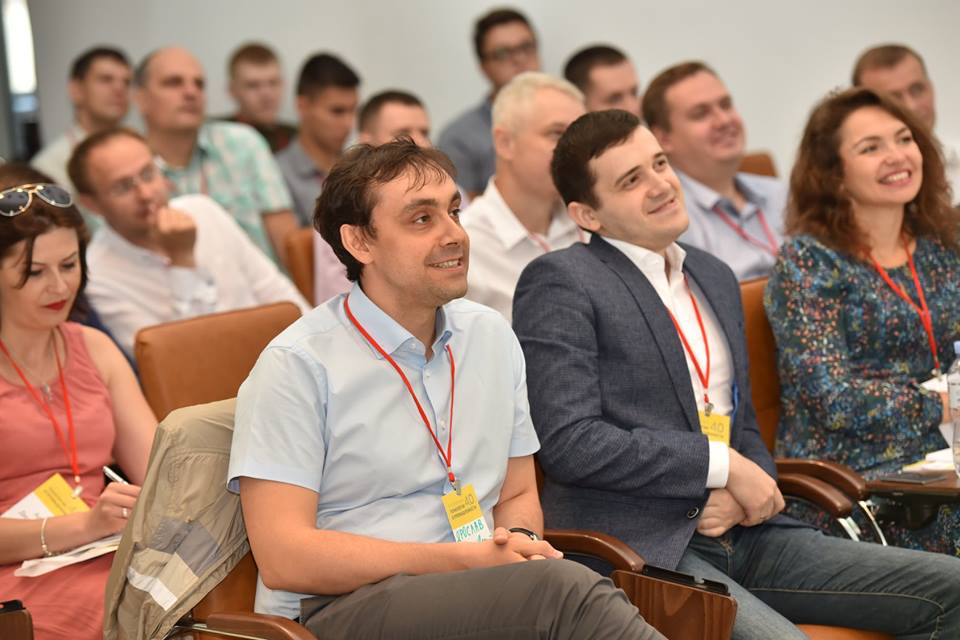 Yaroslav Nedashkovsky and Volodymyr Vargola on Interpipe Industry 4.0 conference